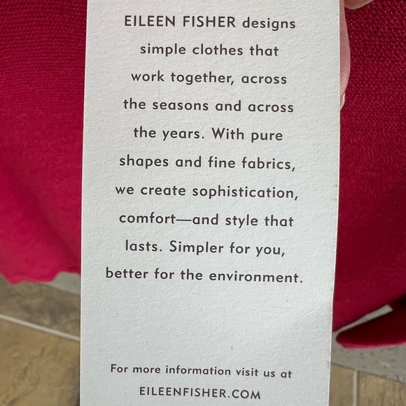 Eileen Fisher Magenta Tank Top - Picture 6 of 10